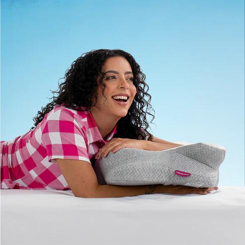 ergonomic cervical pillow designed to relieve neck and back pain