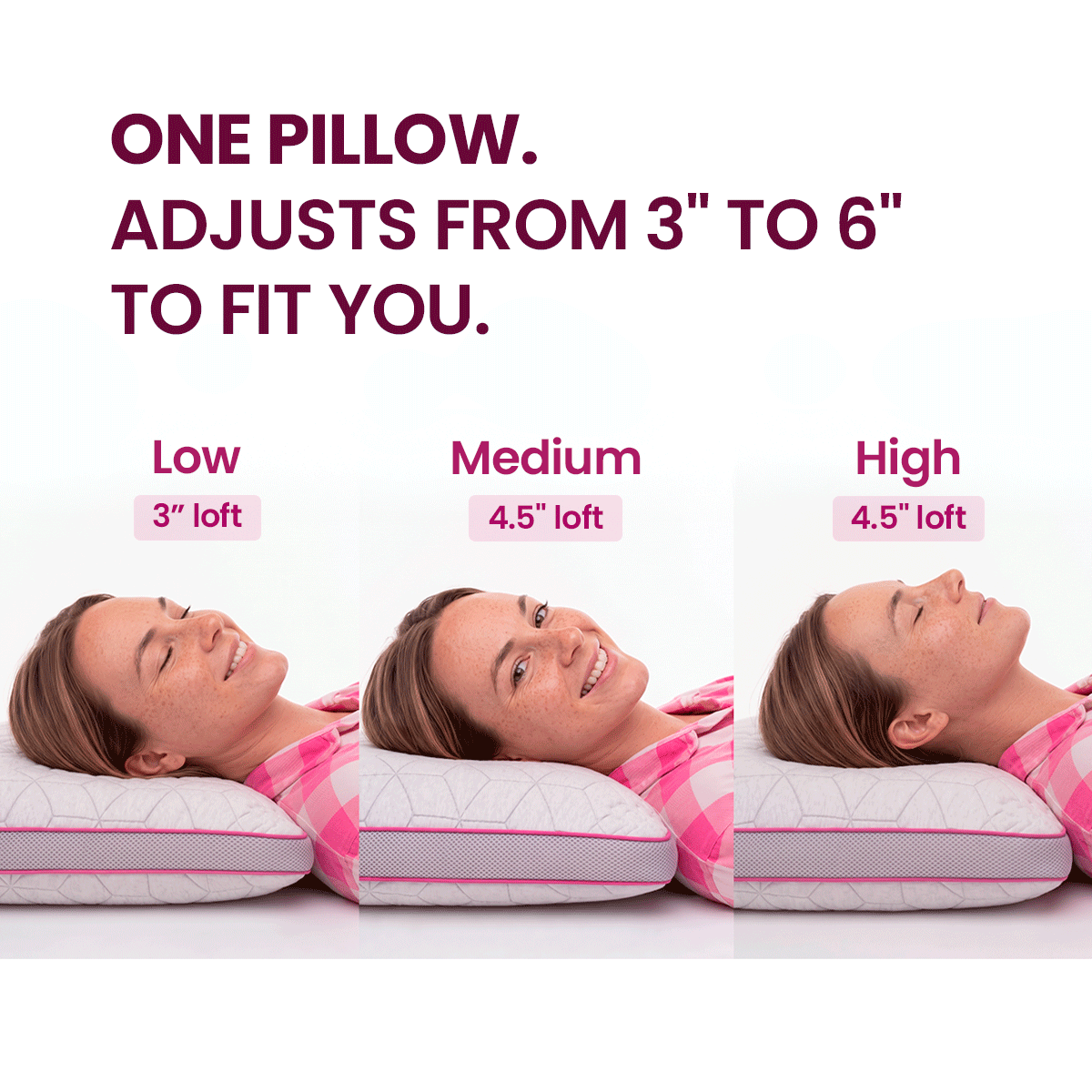 SnowTouch Adjustable Pillow