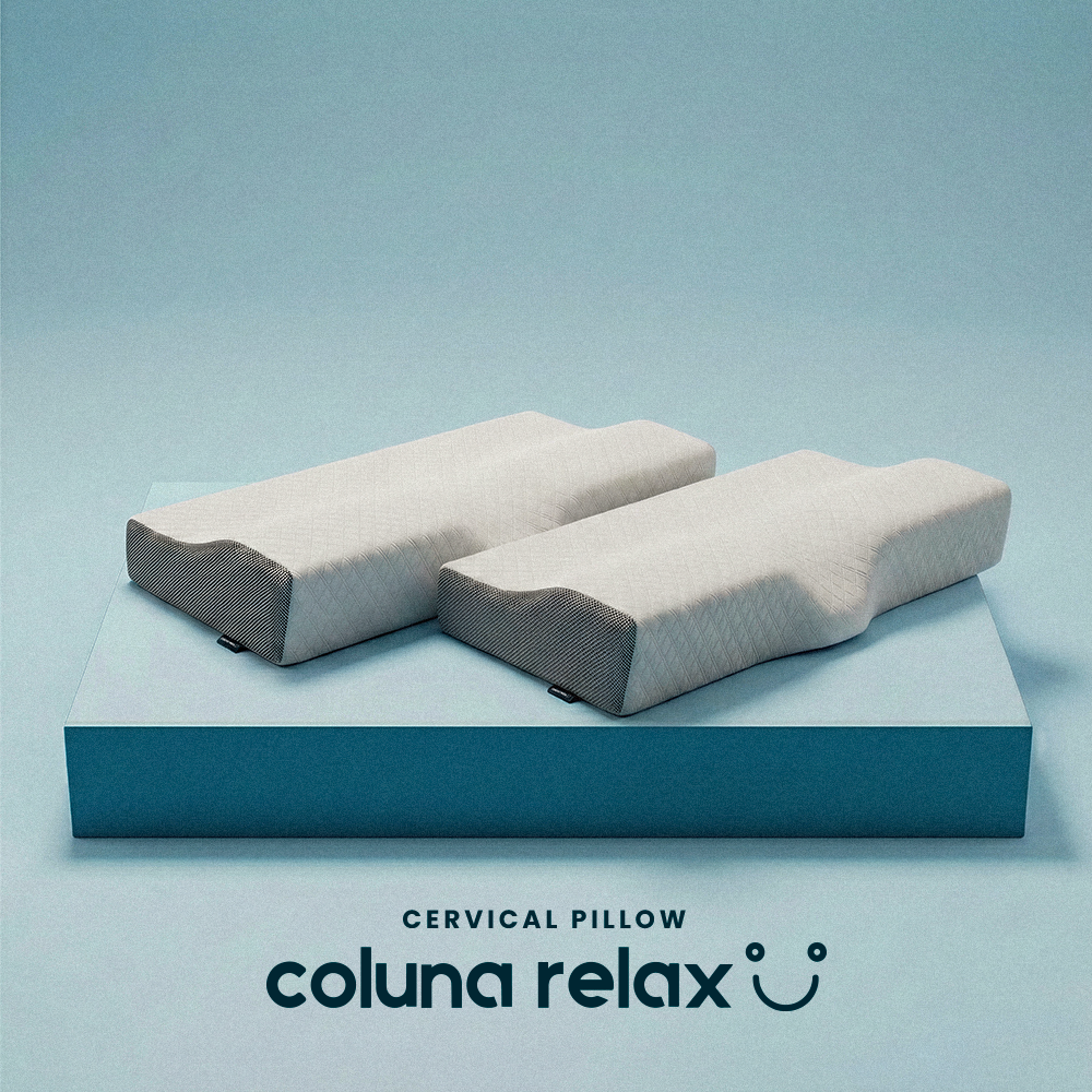 Bundle 2x IWS Cervical Pillow Coluna Relax™ Pillows — Set of 2