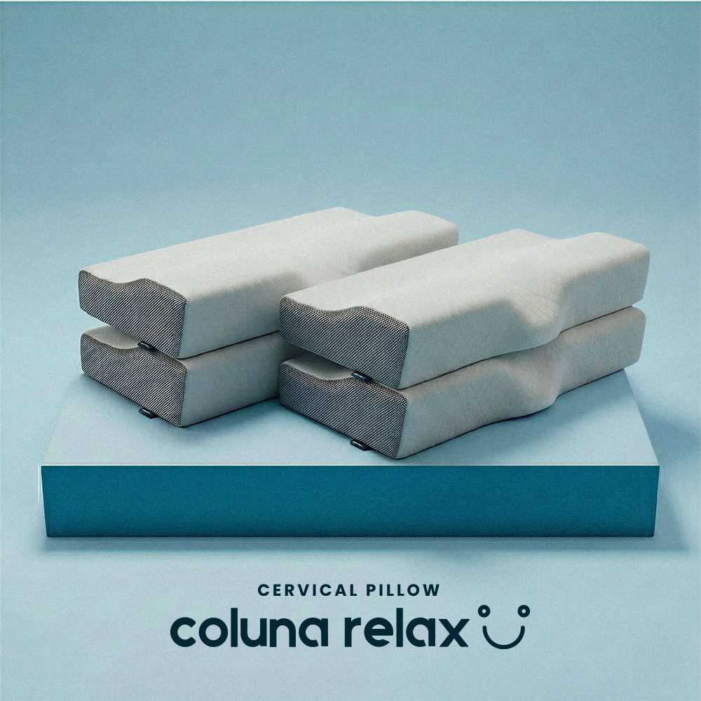 Bundle 4x IWS Cervical Pillow Coluna Relax™ Pillows — Set of 4