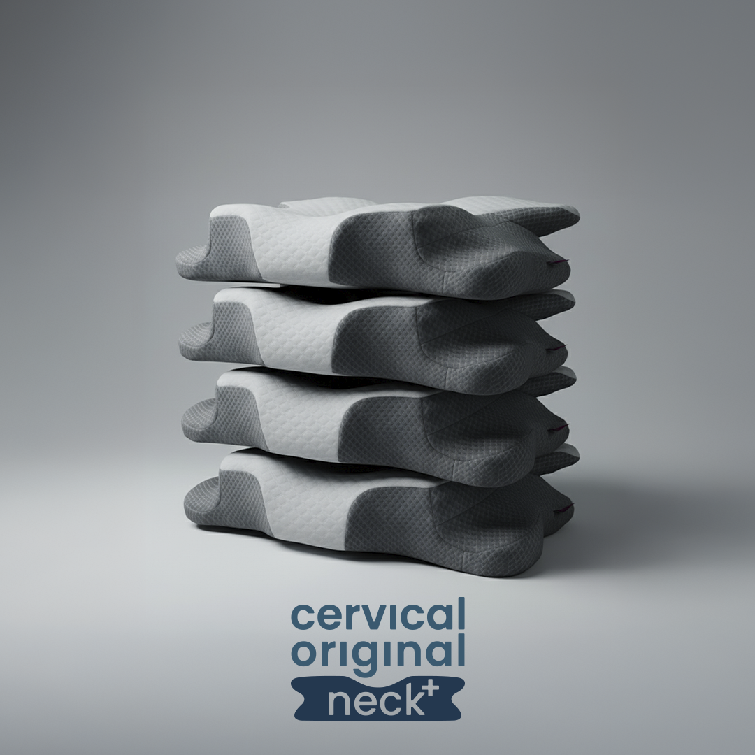 Cervical Neck Plus Charcoal ergonomic pillow with activated charcoal memory foam