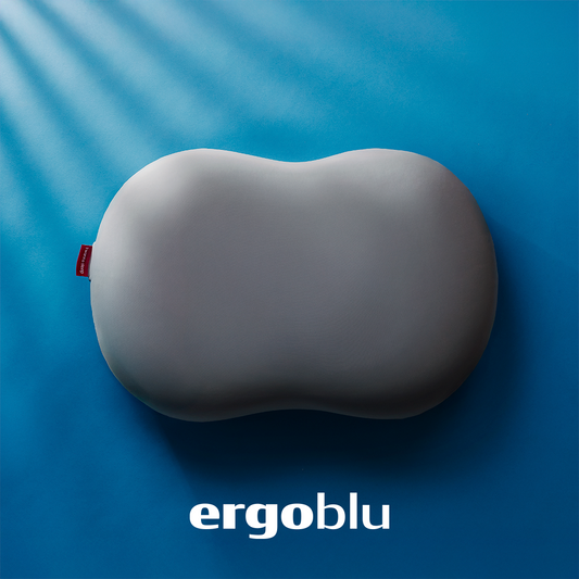 Ergoblu ergonomic cooling pillow with memory foam support