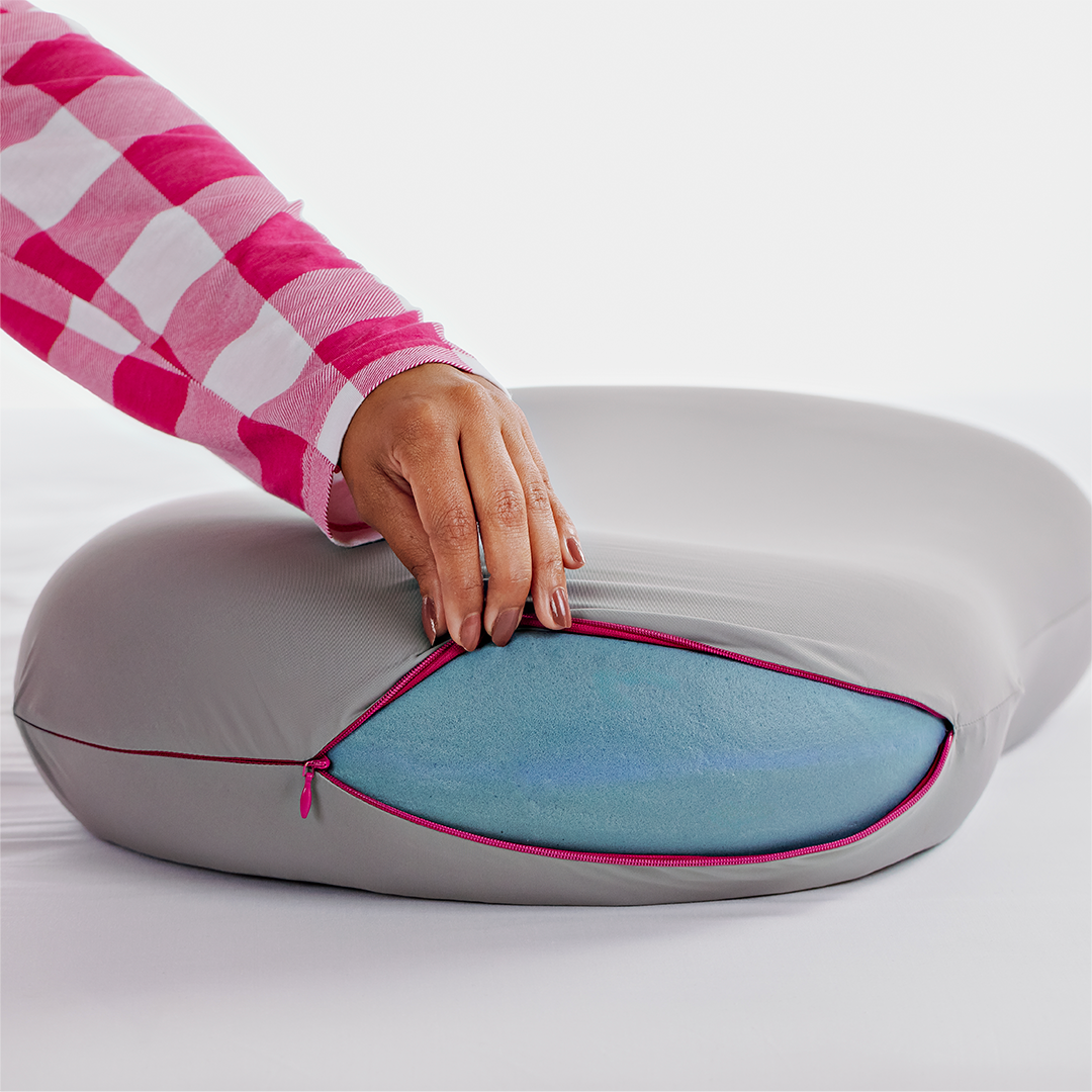 Ergoblu pillow memory foam with cooling gel particles