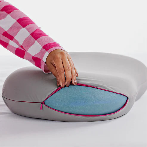 Ergoblu pillow memory foam with cooling gel particles 4