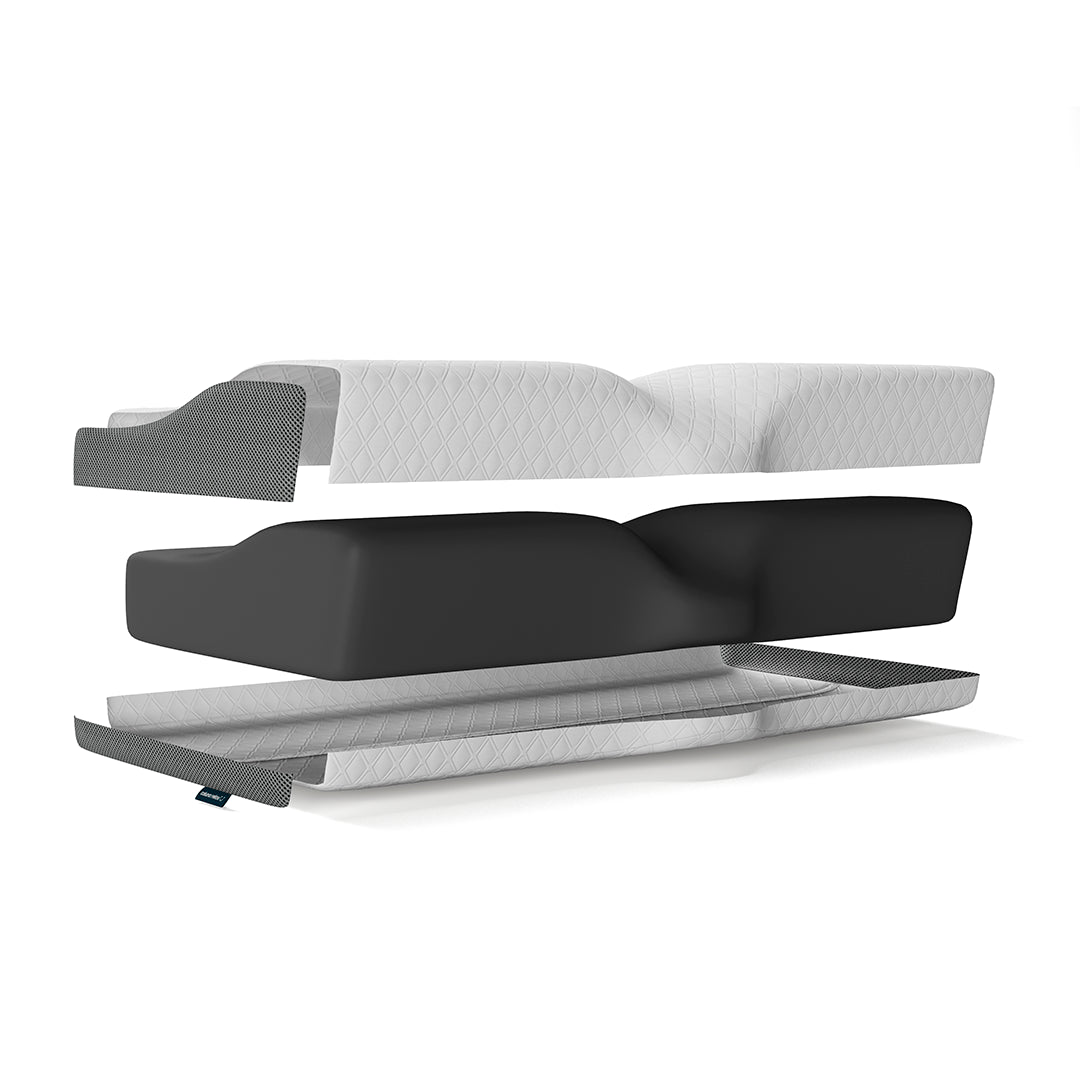 memory foam cervical pillow with activated carbon
